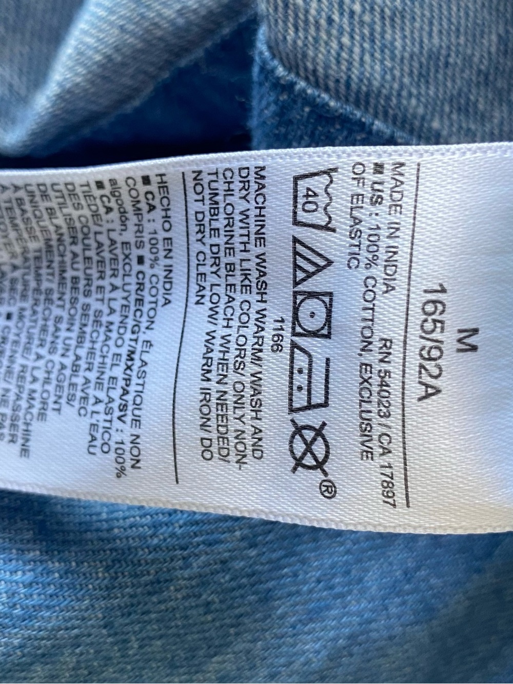 Old Navy Denim Button Front Dress Puff Sleeve Cottagecore Mini M - Picture 8 of 8